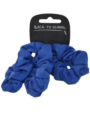 Jersey Scrunchie 3pk - Royal Blue